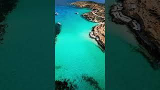 Blue Lagoon, Comino  #travelshorts #malta #bluelagoonmalta #comino #drone #travel #summer