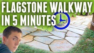 Build a Flagstone Pathway In 5 Minutes