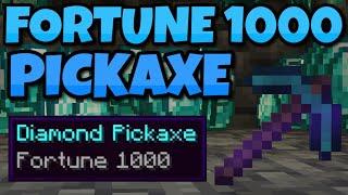 How to get a FORTUNE 1000 PICKAXE in Minecraft 1.20