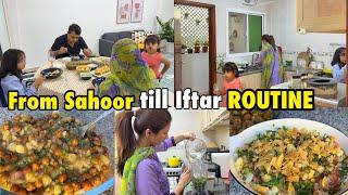 My Routine with KIDS in RAMADAN from SAHOOR TO NIGHT ~ Iftar recipes ~ The First Day of Ramadan 2025