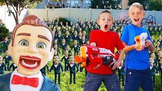 Toy Story 4 Benson Clones Himself (Sneaky)! Fun Squad VS 100 Benson Toys!