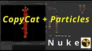 Copycat  + Particles in Nuke !! (Link to inferences below)