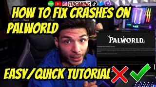 How to FIX PALWORLD from CRASHING at STARTUP on XBOX PC APP for MULTIPLAYER (NEW UPDATED VERSION)