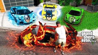 Franklin Stolen AVENGERS SUPERHERO CARS in GTA 5 [Hindi] | GTAV Avengers | A.K GAME WORLD