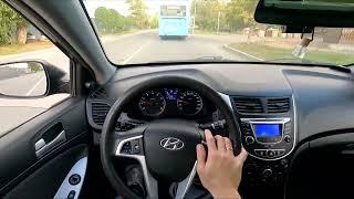 2013 HYUNDAI SOLARIS  ACCENT 1.4AT | Тест драйв от первого лица POV