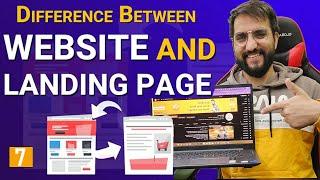 Difference between Landing Page & website  Landing Page || wordpress tutorial for beginners