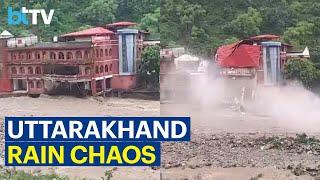 Dehradun College Building Collapses Like A House Of Cards Amid Heavy Rain In Uttarakhand