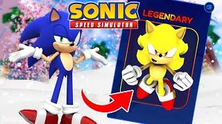 I PLAYED as SUPER SONIC EARLY & SO CAN YOU! (SONIC SPEED SIMULATOR)