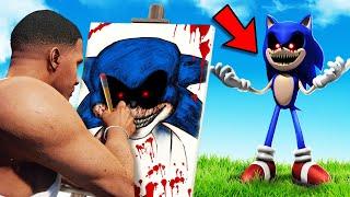 Do NOT Draw SONIC.EXE in GTA 5 (Movie)