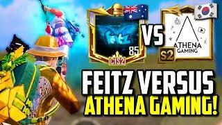 FEITZ VS ATHENA IN PUBG MOBILE YOUTUBER TOURNAMENT!