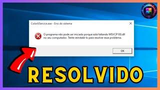 Como Resolver MSVCP100.dll não foi encontrado no Windows 11 / 10 / 8 / 7 