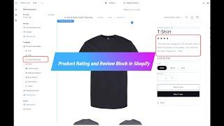 Product Rating and Review Theme Block in Shopify