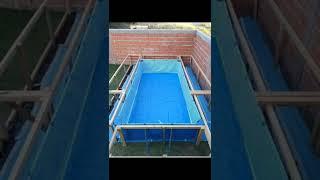 Cómo recubrir tu piscina con madera #shorts