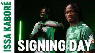 ISSA KABORÉ - SIGNING DAY - BEHIND THE SCENES | SV Werder Bremen