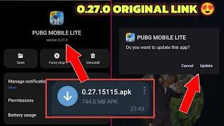 Download Link ! Pubg Lite 0.27.0 New Update | How to download Pubg Mobile Lite New Update 0.27.0