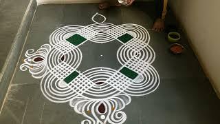 Easy 5*1 padikolam designs| Simple muggulu designs| easy rangoli designs| Beginners kolam