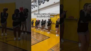 The pressure#basketball #highschool #cheerleading #highschoolbasketball #highschoolsports #cheer