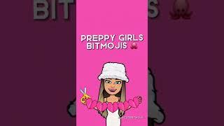 preppy girls bitmojis !