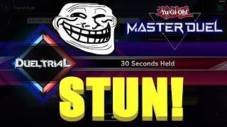 30 SECONDS IS ALL A STUN DECK NEEDS! YUGIOH MASTER DUEL DUEL TRIAL