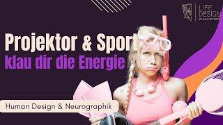 Projektor im Sport. Human Design verkörpern. #humandesign #humandesignprojector #energie