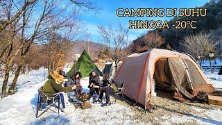 Winter Camping di JAYEON SHIMPYO, Pyeongchang, Gangwon-Do, Korea.