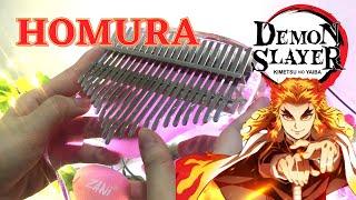 HOMURA (炎) Demon Slayer Mugen Train - LiSA | Kalimba Cover With Tabs