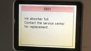 Printer Error Code 5B01 Canon MP640 and Reset Service.