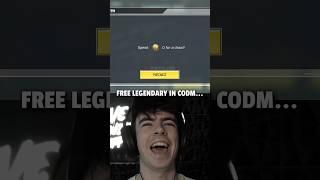 FREE LEGENDARY in COD Mobile but...