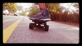 Ownboard mini with Sanyo for Tesla batteries. Test cruise.