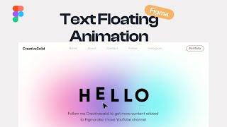 Text Animation Figma -  Figma Animation - Figma Tutorial