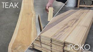 What's the difference between Teak and Iroko?