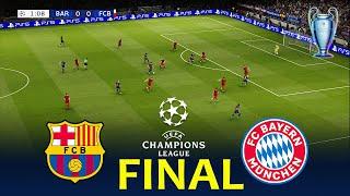 BARCELONA vs BAYERN MUNCHEN | Final - UEFA Champions League | Full Match All Goals | Pes Gameplay