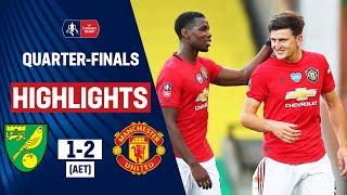 Maguire Scores Late Extra-Time Winner! | Norwich City 1-2 Manchester United | Emirates FA Cup 19/20