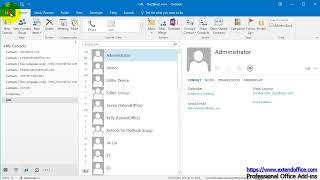 How to export GAL Global Address List to CSV file  in Outlook