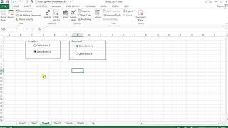 How to Group Option buttons in Excel