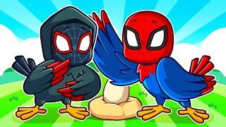 Spider Man & Miles Become BIRDS In Roblox!