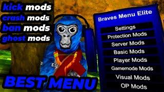 WORKING CRASH MODS | Braves Menu Elite | Best Gorilla Tag Mod Menu