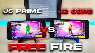 J5 PRIME vs J2 CORE FREE FIRE  Qual é o Melhor ? [ HANDCAM] 