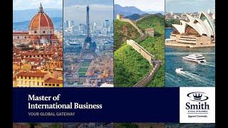 Master of International Business Information Session | July. 16, 2024