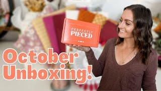 Unboxing October’s Perfectly Pieced M.E. Time Subscription Box!