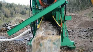 Виброшлюз на промприборе "Касьма -7Б" / The vibrating on the sluice box "Kas'ma-7B"