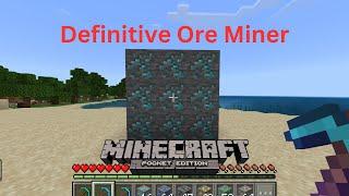 Definitive Ore Miner Addon Minecraft Bedrock Edition