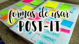 20 FORMAS DE USAR POST-IT     |     APUNTES BONITOS    |     VUELTA AL COLE