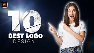 10 Best Logo Design in adobe illustrator tutorial