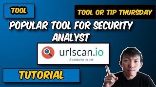 Cybersecurity Tool for Beginner Security Analysts - URLScan