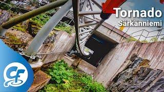 Tornado front seat on-ride 5K POV @60fps Särkänniemi Amusement Park Sarkanniemi