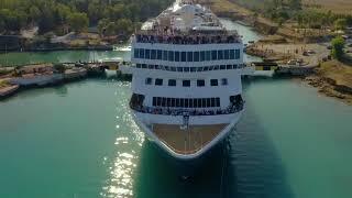 ELEFSIS - Braemar cruising through the Corinth Canal