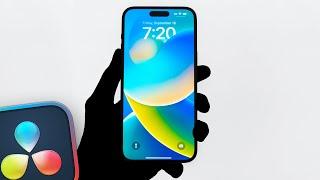 How To COLOR GRADE iPHONE Video - Davinci Resolve