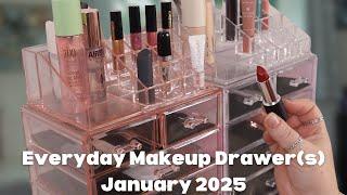 Everyday Makeup Drawer(s) – January 2025 – Declutter + Shop My Stash