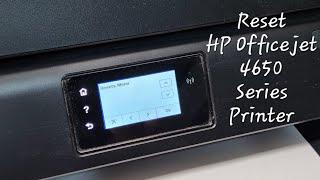 Reset Instructions for HP Officejet 4650 Printer 4652 4654 4655